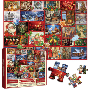 Illustrazione di Natale puzzle puzzle 1000 pezzi